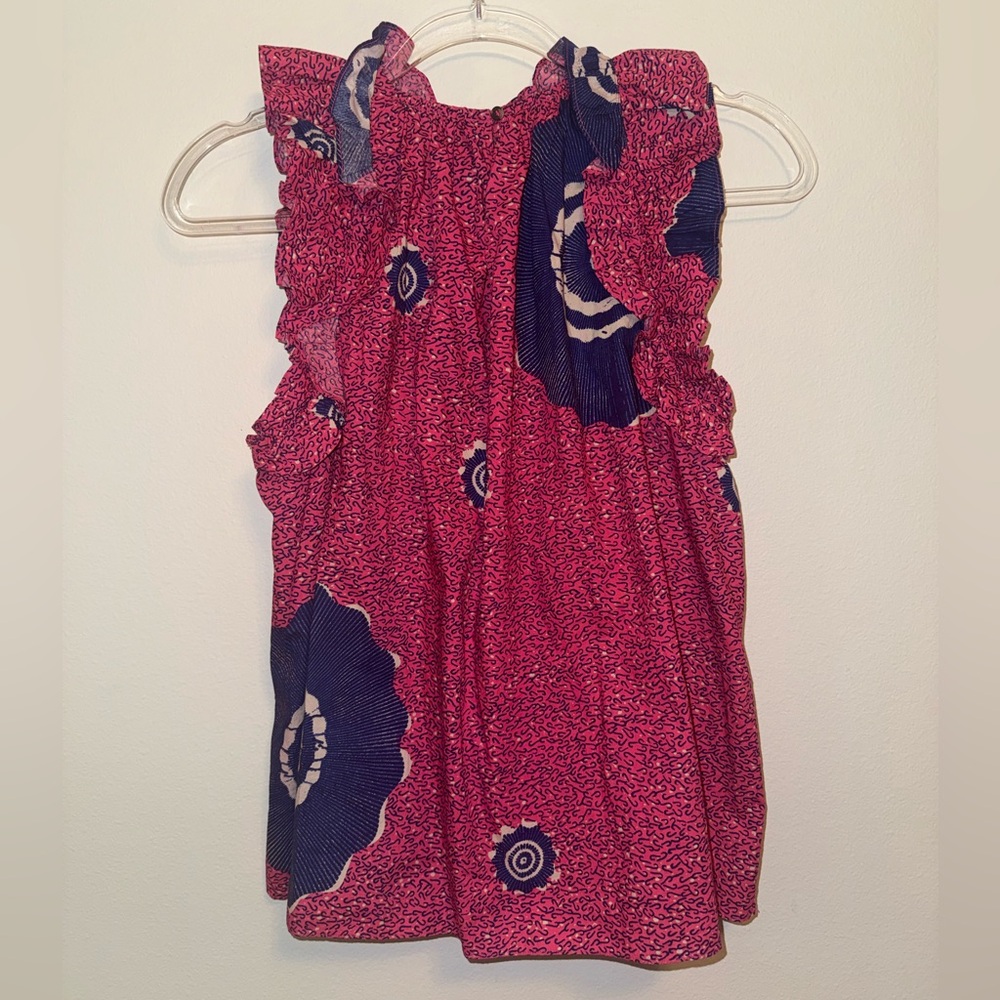 Ulla Johnson SET Tilda Top + Martime Shorts Fuchsia 2 Piece Matching Set Size 2 - Picture 7 of 14
